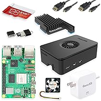 CanaKit Raspberry Pi 5 Starter Kit - Turbine Black (128GB Edition
